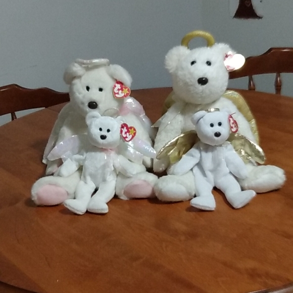 Ty Other - HALO 1 & HALO 2 Beanie babies. Both large and small set!